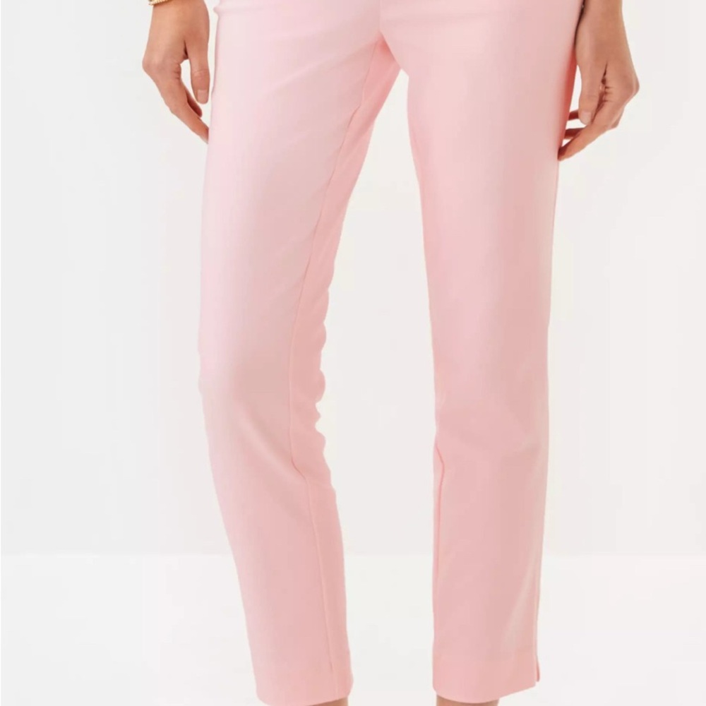 Boston Proper Soft Pink Cropped Pants